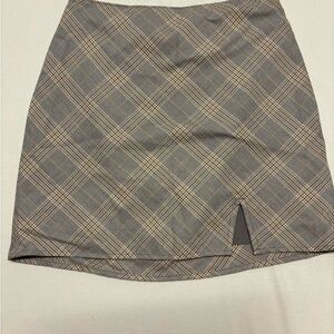 Abercrombie & Fitch Tan Brown Mini Pencil Skirt